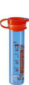 Micro sample tube Lithium heparin LH, 1.3 ml, push cap, EU