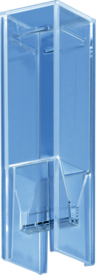 Cubeta UV, 2,7 ml, (AxL): 45 x 12,5 mm, plástico especial, transparente, lados óticos: 2