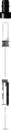 S-Sedivette®, 3,5 ml, Verschluss schwarz, (LxØ): 130 x 8 mm, mit Papieretikett