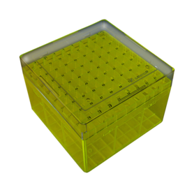 Cryobox, 132 x 132 x 95 mm, format : 9 x 9, pour 81 récipients