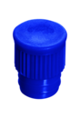 Eindrückstopfen, blau, passend für Röhren Ø 15,7 mm