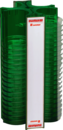 DishRack, altura: 370 mm, verde, para 88 placas de Petri de un Ø de 92 mm