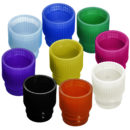Bouchon pression, mélange de coloris, compatible avec tubes Ø 13 mm