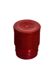 Eindrückstopfen, rot, passend für Röhren Ø 16-17 mm