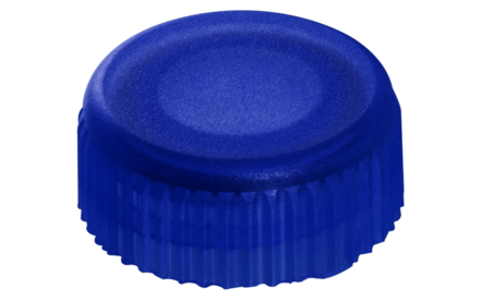 Bouchon à vis, bleu, stérile, compatible avec microtube avec bouchon à vis