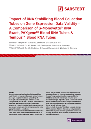 Whitepaper S-Monovette® RNA Exact