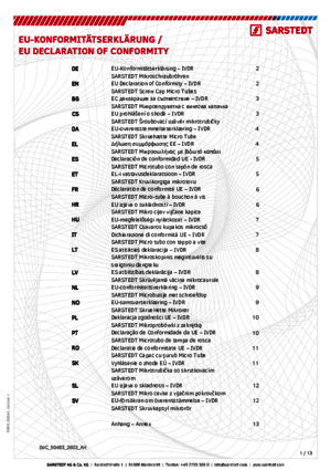 Microtubo de tampa de rosca