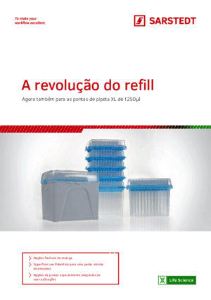 The Refill Revolution now also for 1.250 μl XL pipette tips