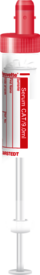 S-Monovette® Sérum CAT, 9 ml, bouchon rouge, (L x Ø) : 92 x 16 mm, avec étiquette papier