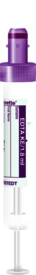 S-Monovette® EDTA K3, 1,8 ml, tampa violeta, (CxØ): 65 x 13 mm, com etiqueta de papel