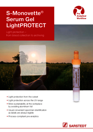 S-Monovette® Serum Gel LightPROTECT