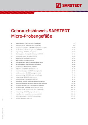 SARSTEDT Micro sample tubes