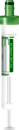 S-Monovette® Héparine de sodium NH, 7,5 ml, bouchon vert, (L x Ø) : 92 x 15 mm, avec étiquette papier