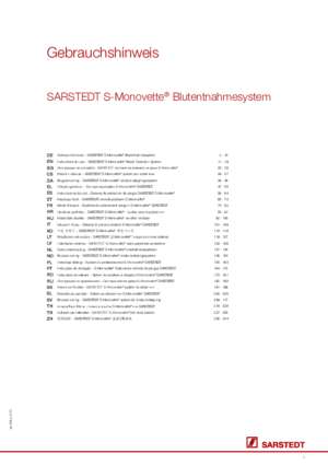 SARSTEDT S-Monovette® Blood collection system