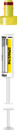 S-Monovette® CPDA, 5,7 ml, tampa amarela, (CxØ): 90 x 13 mm, com etiqueta de papel