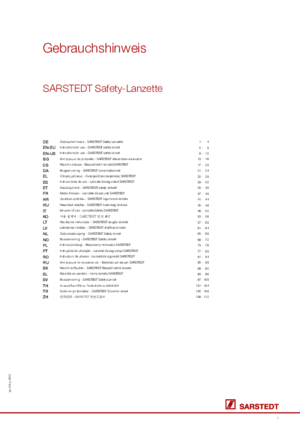 SARSTEDT Safety lancet