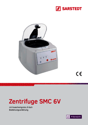Bedienungsanleitung Zentrifuge SMC 6 V