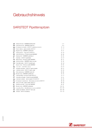 SARSTEDT Pipette Tips