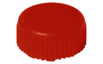 Bouchon à vis, orange, compatible avec microtube avec cape à vis