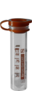 Micro sample tube Serum Gel CAT, 1.1 ml, push cap, EU/ISO