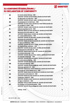 SAHARA-III / -III MAXITHERM