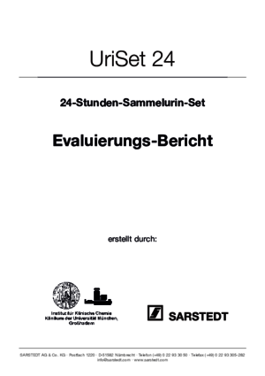 UriSet 24 Evaluierungsbericht