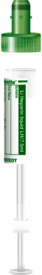 S-Monovette® Lithium heparin LH, fluid, 7.5 ml, cap green, (LxØ): 92 x 15 mm, with paper label