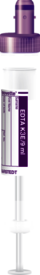 S-Monovette® EDTA K3E, 9 ml, bouchon violet, (L x Ø) : 92 x 16 mm, avec étiquette papier
