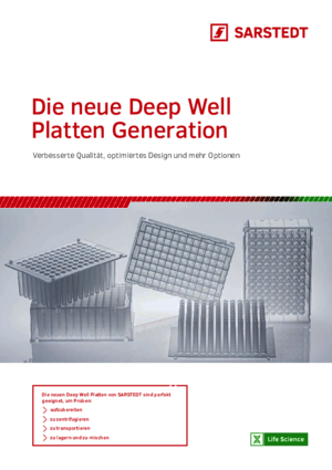 Flyer neue Deep Well Platten Generation
