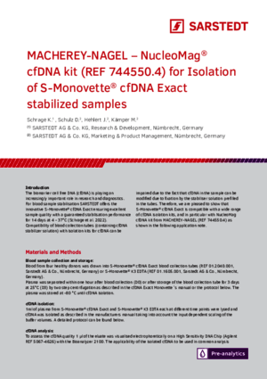 Application Note MACHEREY-NAGEL – NucleoMag® cfDNA kit