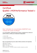 PCR Performance Tested