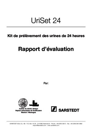 UriSet 24 Rapport d'évaluation