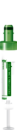 S-Monovette® Citrato 9NC 0.106 mol/l 3,2%, 2,9 ml, cierre verde, (LxØ): 65 x 13 mm, con etiqueta de papel