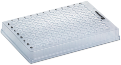 Plaque PCR jupe intégrale, 96 puits, transparent, Low profile, 100 µl, Biosphere® plus, PP