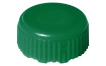 Tapón de rosca, verde, estéril, adecuada para microtubo roscado