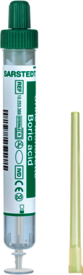 Urine Monovette®, Boric acid, 10 ml, cap green, (LxØ): 102 x 15 mm, 1 piece(s)/blister