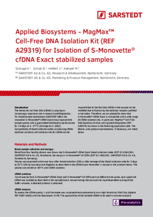 Application Note MagMax™ Cell-Free DNA Isolation Kit