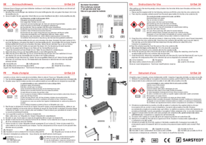 Instructions for use UriSet 24 with acetic acid