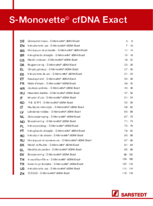 S-Monovette® cfDNA Exact