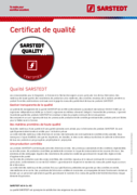 SARSTEDT QUALITY