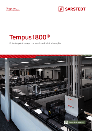 Tempus1800® Point-to-point transportation of small clinical samples
