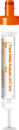 S-Monovette® Análise de metal LH, 7,5 ml, tampa laranja, (CxØ): 92 x 15 mm, com etiqueta de papel