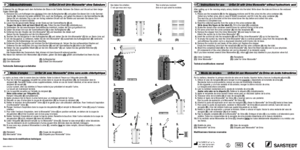 Instructions for use UriSet 24 with Urine Monovette® without hydrochloric acid