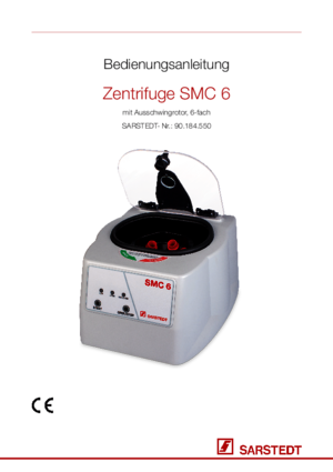 Bedienungsanleitung Zentrifuge SMC 6_90.184.550