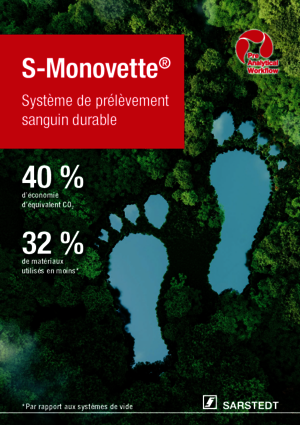 S-Monovette® - Système de prélèvement sanguin durable