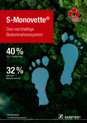 S-Monovette® - Das nachhaltige Blutentnahmesystem
