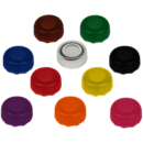 Screw cap, colour mix, suitable for screw cap micro tubes