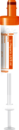 S-Monovette® Lithium heparin LH, 9 ml, cap orange, (LxØ): 92 x 16 mm, with paper label