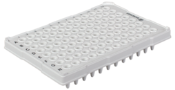 Plaque PCR demi-jupe, 96 puits, blanc, High profile, 200 µl, PCR Performance Tested, PP