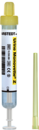 Monovette® Urine, 8,5 ml, bouchon jaune, (L x Ø) : 102 x 15 mm, 64 pièce(s)/sachet